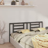 Lechnical Bed Headboard Grey 206x4x100 Solid Pine Wood,Headboard for J3L9