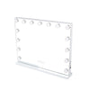 Hollywood Mirror Dressing Table/Bathroom Makeup Dimmable Bulb/3 Color LED/Music