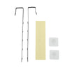 Long Full Length Wall Mirror Over Door Hanging Mirror Metal Frame Dormitory Home