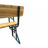 Folding Wooden Beer Table and Bench Set Garden Outdoor Bistro Bench Desk Chairs