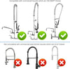 COMMERCIAL KITCHEN PRE-RINSE FAUCET TAP SPRAY HEAD SPRAYER WITH HOSE UK