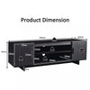 Modern Wood Universal Stand for TV up to 65" Media Console Table w/Shelves