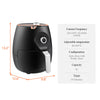 5L 1450W Air Fryer Power Oven Healthy Cooker Non-stick Oil Free Low Fat Frying