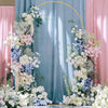 Gold Arched Door Metal Wedding Flower Balloon Stand Backdrop Decor Free Standing