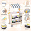 Wooden Grocery Store Portable Play Store Toddler Supermarket Toy