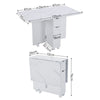 Mobile Drop Leaf Table Folding Kitchen Table Extendable Dining Table with Drawer