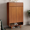 Wooden 5Tier Shoe Cabinet with 2Drawers Home Organizer for Entryway Tidy Storage