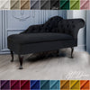 Chaise Lounge Chesterfield Sofa Black Accent Chair Lucian Tufted Longue