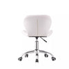 Adjustable Cushioned Computer Desk Office Chair Chrome Legs Lift Swivel Chairs