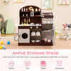 Wooden Kitchen Playset Kids Kitchen Set Toy Kitchen Set-Coffee