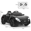 12V Kids Electric Ride On Car Battery Powered Vehicle Remote Control LED Lights