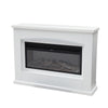 34 Inch Electric Fireplace 7 Color LED Light Surround Suite Fire Heater + Remote