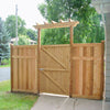 Wooden Garden Gate Pedestrian Privacy Fence Gate Porch Decorative Fence Panel
