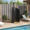 Garden Shower, Shower with Slatted Base, Steel Frame, Patio Shower for S2S0