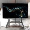 Height Adjustable Floor TV Stand Mount Bracket 65-100" LCD LED with Shelf
