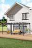 Outdoor Pergola Garden Awning Gazebo Canopy Party Barbecue Shelter Furniture