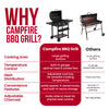 Outdoor XXL Smoker Barbecue Charcoal Portable BBQ Grill Home Garden