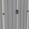 Small Garden Shed Metal Storage Box Outdoor Tool House Apex Roof Lockable 2 Door