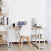 L-Shaped Computer Desk w/ Storage Shelves Corner Laptop Table Office Workstation