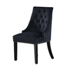 Velvet Dining Chair with Door Knocker Ring Windsor Dressing Room Chair 1/2/4/6