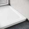 Anti-slip Texture Shower Tray Bathroom SMC Rectangle Enclosure Base Center Waste