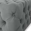 Square Coffee Table Upholstered Chesterfield Tuft Footstool Pouffe Ottoman Seat