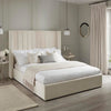 Dusk Madison Ecru Velvet King Size Ottoman Storage Bed RRP £899