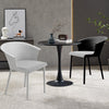 Set of 4 Pieces Upholstered Plastic Dining Chairs Kitchen Office Armchair Seat
