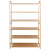 6 Tier Wooden Shoe Rack Tall Storage Shelf Cabinet Footwear Stand Organiser Home