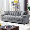 Chesterfield 3 Seater Sofa Bed Velvet Soft Button Couch Settee Sofabed Sleeper