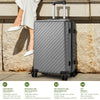 24 inch Medium Lightweight Suitcase Spinner 4 Wheels Luggage Trolley Travel Case