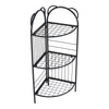3/5Tier Corner Rack Shelf Unit Free Standing Organizer Storage Shelves Bookcases
