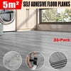5m²/36Pack Self-adhesive Tiles Thick Wood Effect PVC Flooring Plank Waterproof