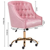 Adjustable Computer Desk Chair Tufted Back Swivel Armchair Home Office Executive
