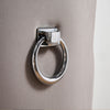 Velvet Dining Chair with Door Knocker Ring Windsor Dressing Room Chair 1/2/4/6