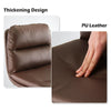 Set of 2 Brown Bar Stools Breakfast Stools With Foot Rest Swivel Gas Lift Modern