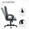 Vinsetto High-Back Home Office Chair with Adjustable Height and Swivel Wheels