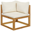 5 Piece Garden Lounge Set with Cushions Solid Wood Acacia (UK/IE/FI/NO only) vid