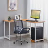 Computer Desk Office Study Workstation Metal Legs Home Corner Table Stand MDF