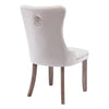 2 / 4 /6 Pcs Velvet Dining Chairs with Wooden Legs for Home Dining Room Kitchen