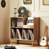 Large record stand with storage, record player stand with shelf, vinyl record ho