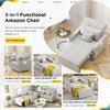 Convertible Sofa Bed 3-in-1 Pull out Arm Chair Folding Recliner Sleeper