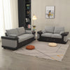 Upholstered Fabric 2 3 Seater Sofa Suite Couch Settee Set Padded Seat Furniture