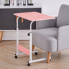 Adjustable Height Overbed Chair Dining Tray Table Mobility Aid Disability Desk