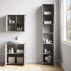 Grey Bathroom Under Sink Cabinet Basin Storage Cupboard Vanity Unit Furniture