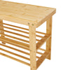 Wooden Shoe Rack Stand Footwear Storage Organizer Unit 2 3 Tier Shoe Shelf Unit