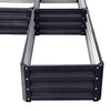 Galvanised Steel Raised Bed Vegetable Flower Garden Planter Trough Grow Box UK