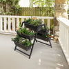 3-Tier Vertical Raised Garden Bed Freestanding Garden Planter W/ 5 Plant Boxes