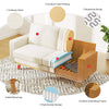 3 Seater Corduroy Sofa Modern Sofa Couch Settee Armchair Room Home Office 172cm