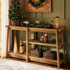 Solid Wood Console Table, 63'' Farmhouse Sofa Table Behind Couch for Living Room